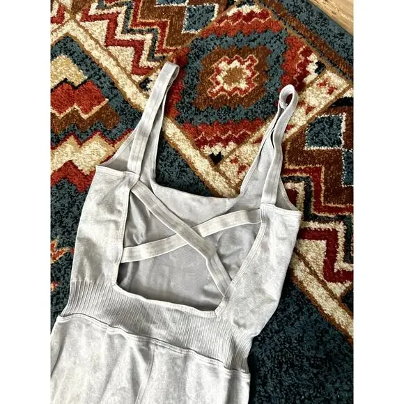 FP Movement by Free People Good Karma Jumpsuit/Onesie Size XS/S Ice Gray - Picture 7 of 7